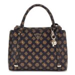 Sac � main - guess - eco erica - 2 compartiments - marron fonc� - bandouli�re amovible