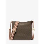 Sac � main - michael kors jet set travel small signature logo crossbody marron