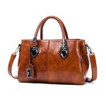 Sac a main mtowsuc 005 sac pu cuir pour femme tendance boston sac � main vintage sac � bandouli�re marron ...