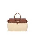 Sac a main pyla 2 fantasia mac douglas ref 66443 plec ecru marron xs 345 * 25 * 125 cm