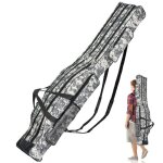 Sac de mat�riel de p�che sac de p�che portable 3 couches de sacs de canne � p�che sac de transport de ...