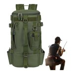 Sac de pche avec support pour canne  pche - tissu oxford impermable pour la pche en plein air la ...