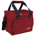 Sac de pique - nique glaci�re isotherme - 16 l - bordeaux - linxor