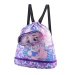 Sac piscine enfant impermable - sac de sport et natation avec sparation humide et sche poche zippe ...