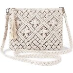 Sac de plage d�t� sac � main en paille pour femme petit pochette et clutches sac � bandouli�re tiss� ...
