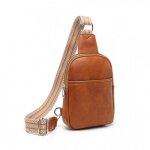 Sac de poitrine sac � bandouli�re en cuir pu sac banane pour femme crossbody bag pour voyage et sport ...