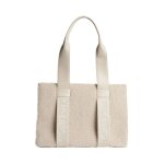 Sac port paule - mac alyster - beige - 38x26. 5x16 cm - fermeture zippe