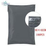 Sacs postaux gris avec fermeture auto - adh�sive flexibles l�gers et ind�chirables lot de 100 enveloppes ...