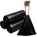 Sac poubelle 30l lien coulissant 50 sacs poubelles 30 litres noirs résistant (30 µ) et etanche poubelles ... Sac poubelle 30l lien coulissant 50 sacs poubelles 30 litres noirs résistant (30 µ) et etanche poubelles ...