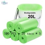 Sac poubelle compostable 20l lot de 100 sacs poubelle biodégradables sac poubelle pour aliments ménages ... Sac poubelle compostable 20l lot de 100 sacs poubelle biodégradables sac poubelle pour aliments ménages ...
