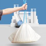 Sacs poubelles - ulisem - poignes - biodgradables - 6 rouleaux