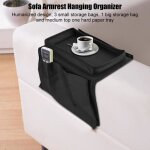 Sac de rangement pour canapé avec porte - gobelets accoudoir tv suspendu télécommande organisateur(noir) ... Sac de rangement pour canapé avec porte - gobelets accoudoir tv suspendu télécommande organisateur(noir) ...