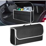 Sac rangement coffre voiture - 1 pi�ce feutre antid�rapant pliable - noir - convient pour outils d�sencombreme ...