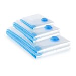 Sac de rangement sous vide - aimoonsa - lot 5 (2l + 2m + 1s) - polypropyl�ne - valve turbo �tanche - ...