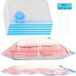 Housse de rangement sous vide - xvx - extra large - 80x100cm - plastique - herm�tique