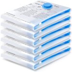 Sacs de rangement sous vide v�tements aspirateur 6 pi�ces 70x50cm sac de compression housse aspirable ...