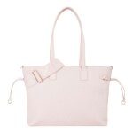 Sac shopper - valentino - samba re shopping bag - rose - 36x27x10 cm - 100% polyur�thane