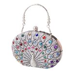 Sac de soir�e en forme de paon embrayage en strass pour femme sacs � main d�paule diamond pochette portefeuill ...