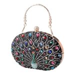 Sac de soir�e en forme de paon embrayage en strass pour femme sacs � main d�paule diamond pochette portefeuill ...