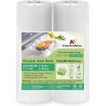 Sac sous vide alimentaire 2 rouleaux 28×600cm sans bpa rouleaux de mise sous vide alimentaire Sac sous vide alimentaire 2 rouleaux 28×600cm sans bpa rouleaux de mise sous vide alimentaire