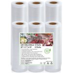 Sac sous vide alimentaire 6 rouleaux 20 / 28300cm kitchenboss rouleaux de mise sous vide alimentaire ...