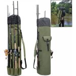 Sac souple de transport de canne  pche fishing equipment fourreau pour 5 cannes  pche housse de canne ...