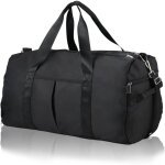 Sac de sport pour homme - sac de voyage �tanche avec poche pour objets mouill�s et compartiment � chaussures ...