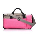 Sac de sport meteor nanuq - design compact - poches multiples - 20 l - gris / rose