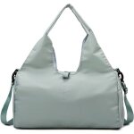 Sac sport yoga femme vert grande capacit� compartiment chaussures pour gym voyage plage