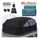 Sac de toit voiture - 600l - coffre de toit souple 100% imperm�able pour tous v�hicules avec / sans barres ...