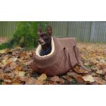 Sac de transport animaux de voyage confortable et luxueux pour petit chien chat avec int�rieur moelleux ...