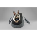 Sac de transport animaux de voyage confortable et luxueux pour petit chien chat avec int�rieur moelleux ...