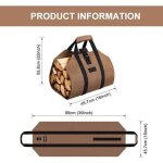 Sac de transport pour bois de chauffage - toile portable cheminées poêles à bois bûches camping plage ... Sac de transport pour bois de chauffage - toile portable cheminées poêles à bois bûches camping plage ...