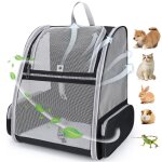 Sac transport chat chien sac a dos chat respirant sac de transport pour chat chien avec matelas en peluche ...