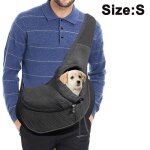 Sac de transport pour chien bandoulire respirante et rglable pratique pour animaux