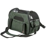Sac de transport pour chien - trixie - madison - vert olive - 25x33x50 cm - polyester
