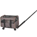 Sac de transport - duoku - pour chat avec roulettes - approuv par compagnies ariennes - poigne tlescopique ...