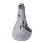 Sac de transport - non spcifi - rversible - bandoulire rglable - polyester - pour petit chien et ...