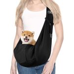 Sac de transport r�versible pour petit chien et chat (jusqu?� 75kg) porte - chien ventral avec poche ...