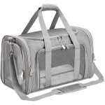 Sac transport souple chat chien jusqu?à 73kg - pliable maille respirante tapis amovible bandoulière - ... Sac transport souple chat chien jusqu?à 73kg - pliable maille respirante tapis amovible bandoulière - ...
