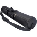 Sac trépied rembourré en oxford - annefly - noir - 110x20cm - bretelle ajustable - poche intérieure Sac trépied rembourré en oxford - annefly - noir - 110x20cm - bretelle ajustable - poche intérieure