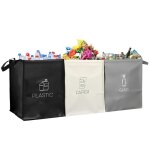 Sac tri selectif poubelle tri selectif 3 bac pour verre papier et plastique syst�me de tri s�lectif recyclage ...
