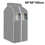 Sac  vtements suspendu organisateur de sac  vtements rangement avec fentres en pvc transparent housse ...