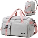 Sac de voyage 3 en 1 femme homme 42l sacs de sport avec compartiments chaussures et humide sac a dos ...