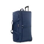 Sac de voyage avec roulettes 120l grand volume 76cm - marine - ba60171l