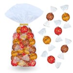 Lindt assortiment de 40 bouches lindor aux saveurs originales 500 g chocolats au lait lait caramel et ...