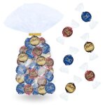 Lindt assortiment de 40 bouches lindor aux saveurs exclusives de chocolat noir et double chocolat 500 ...