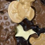 Sachet de fritures chocolat de noël Sachet de fritures chocolat de noël