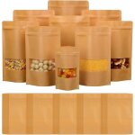 Sachet kraft alimentaire sachet craft sachet kraft zip emballage alimentaire appliquent aux noix grains ...