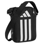 Sacoche - adidas - 3 bandes - noir et blanc - 100% polyester recycl - zippe